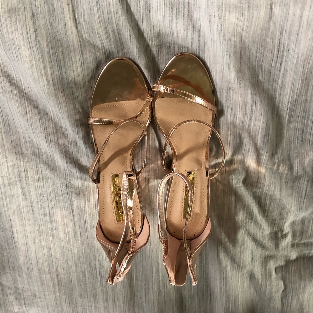 Metallic High Heels